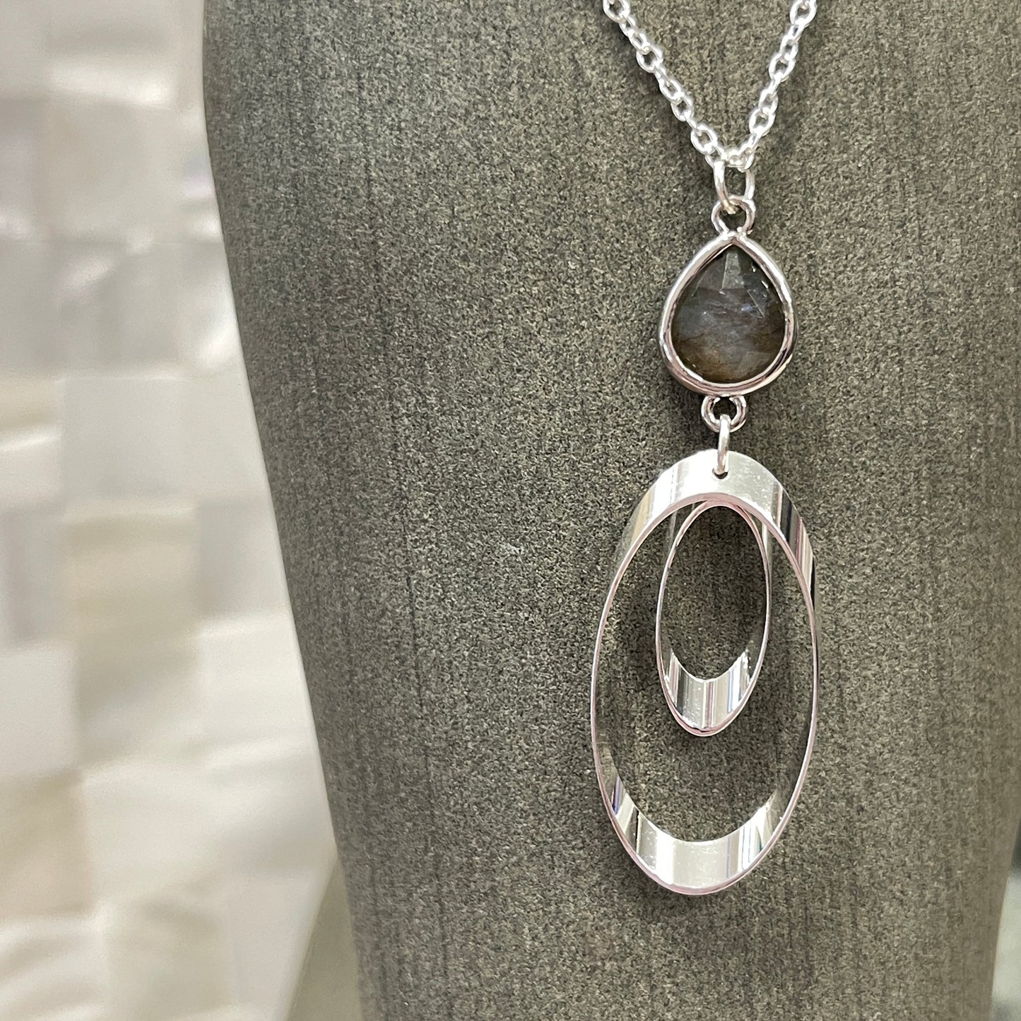 Labyrinth Labradorite Necklace