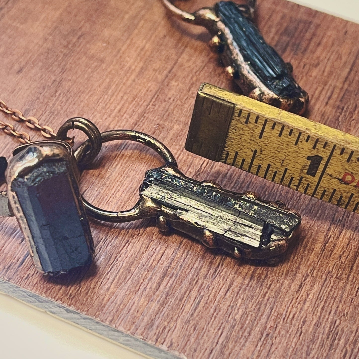 Copper Black Tourmaline Necklace