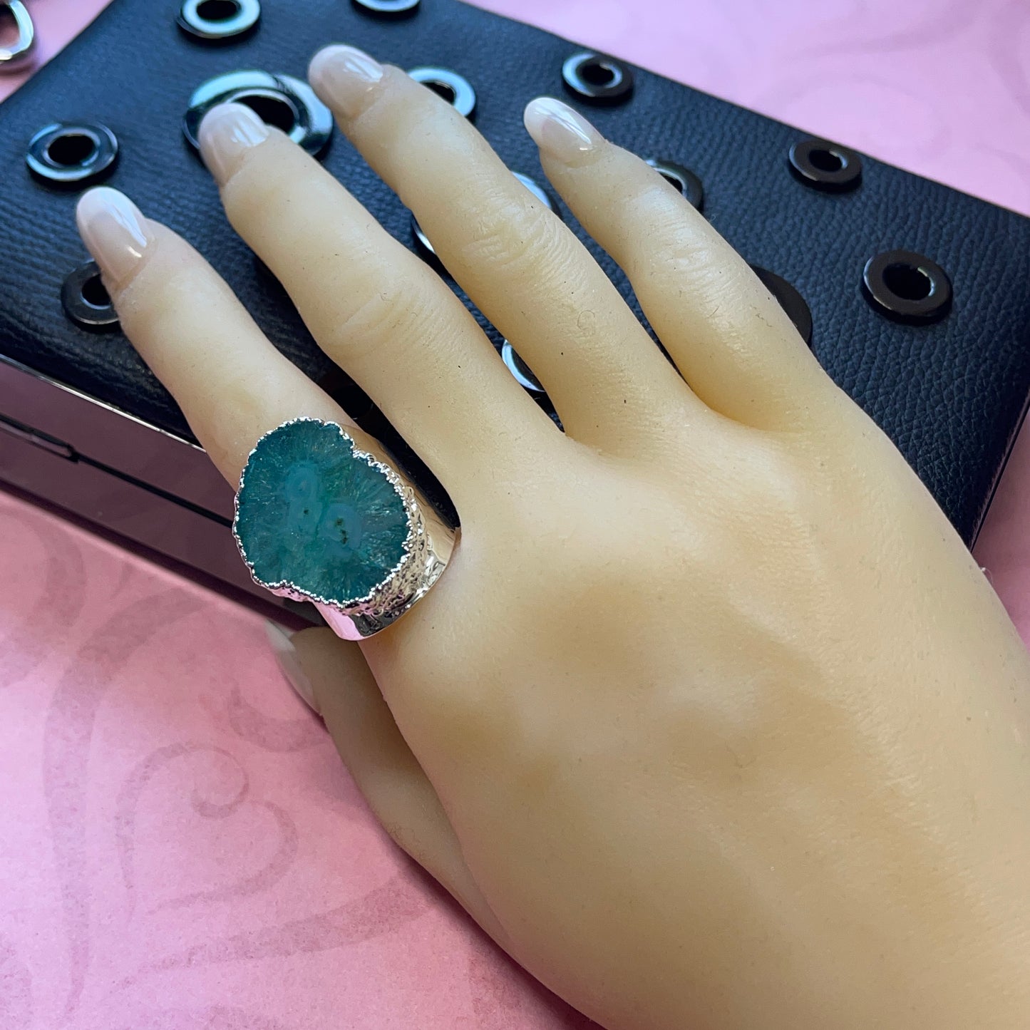 Vata Solar Quartz Statement Ring