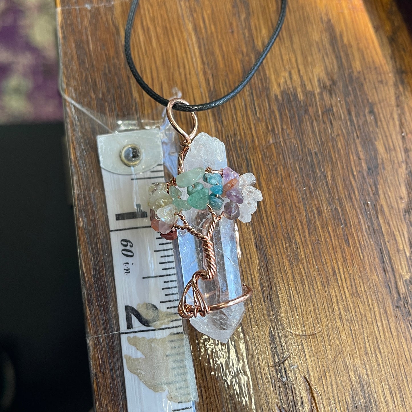 Chakra Tree Crystal necklace