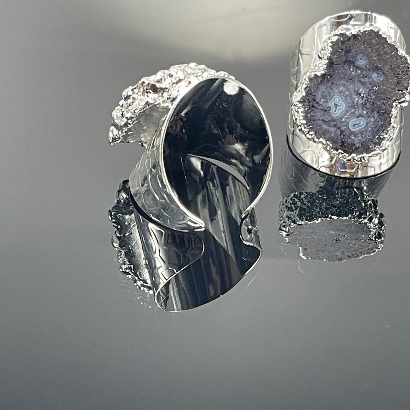 Vata Solar Quartz Statement Ring