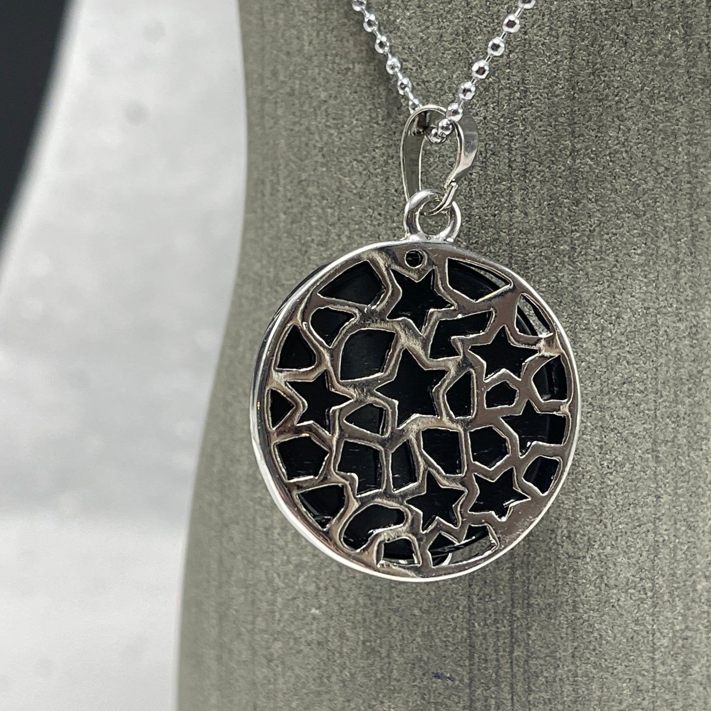 Luna Cat Gemstone Pendant Necklace