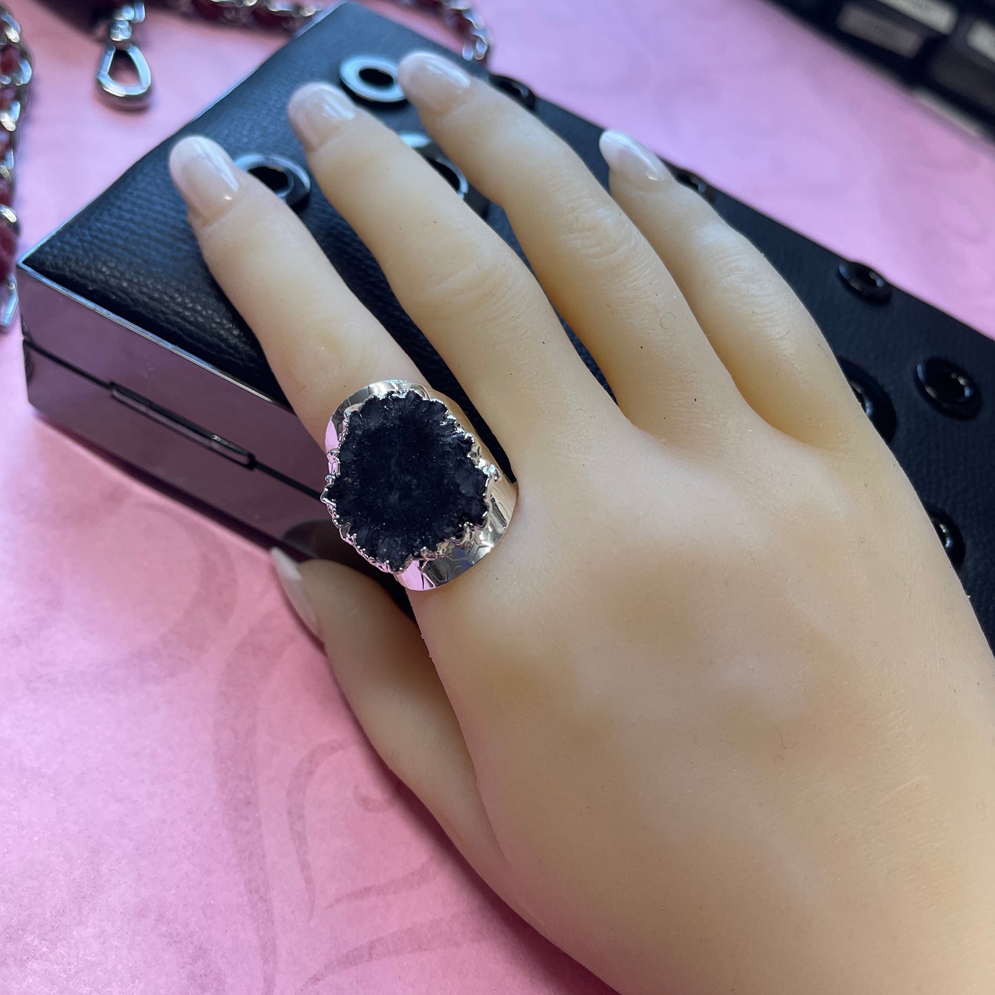 Vata Solar Quartz Statement Ring