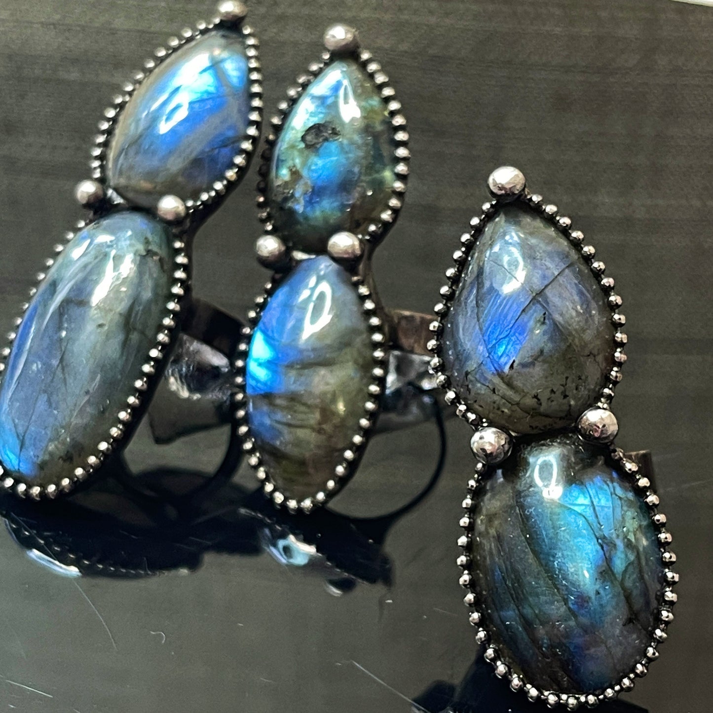 Labradorite Seriously Statement Ring