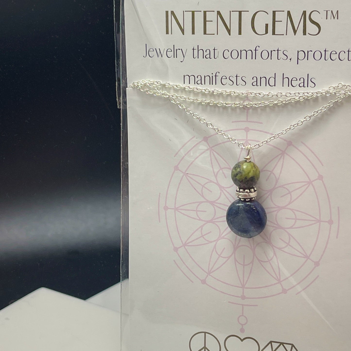 Lapis and Turquoise Necklace for Change and Positive Transformation