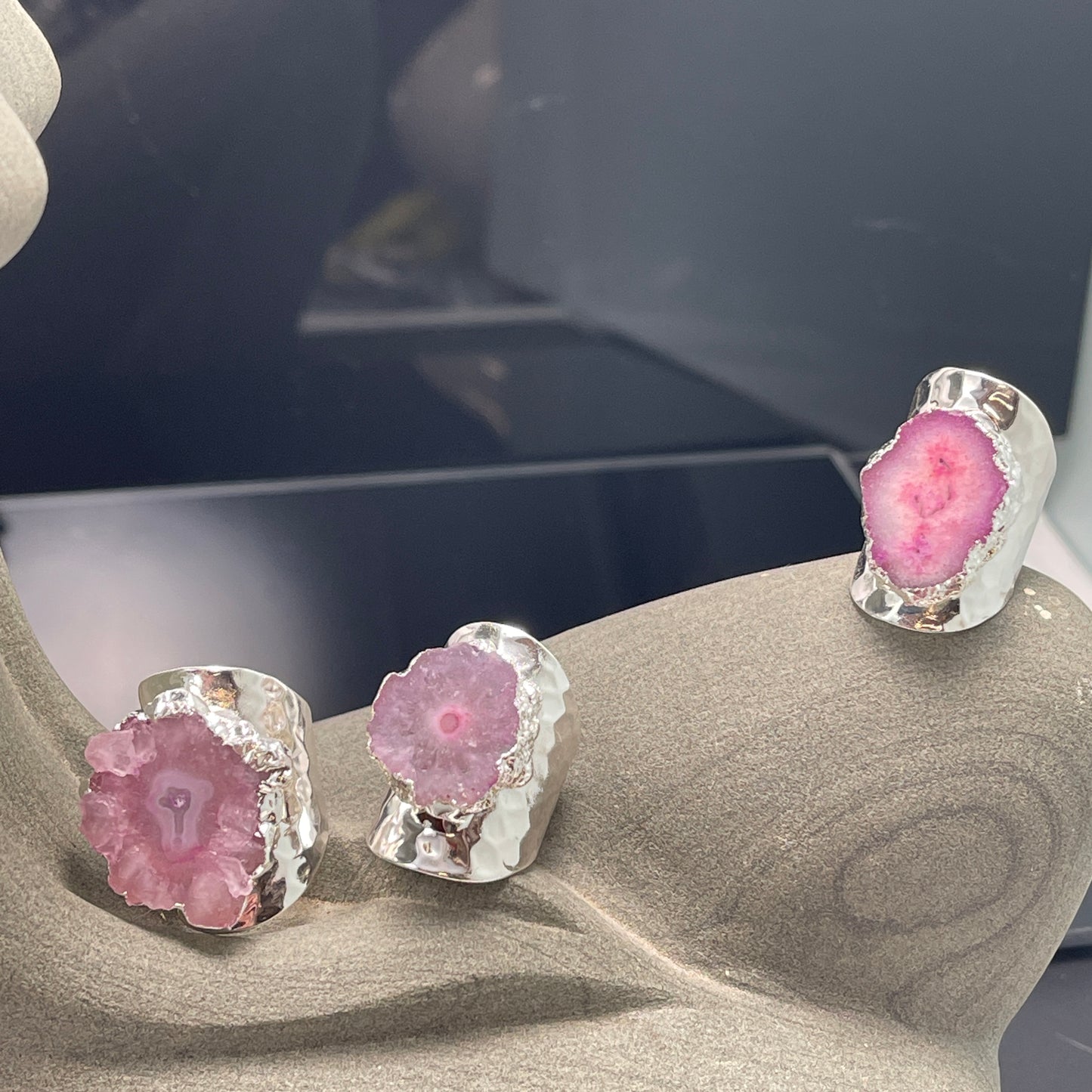 Vata Solar Quartz Statement Ring