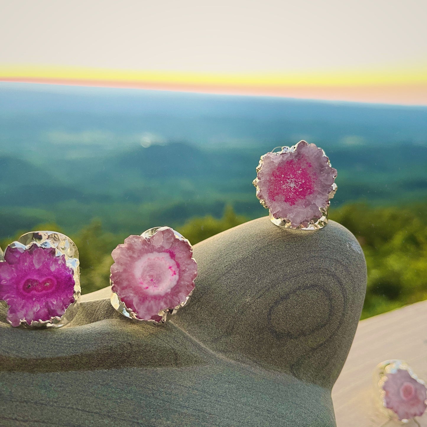 Vata Solar Quartz Statement Ring
