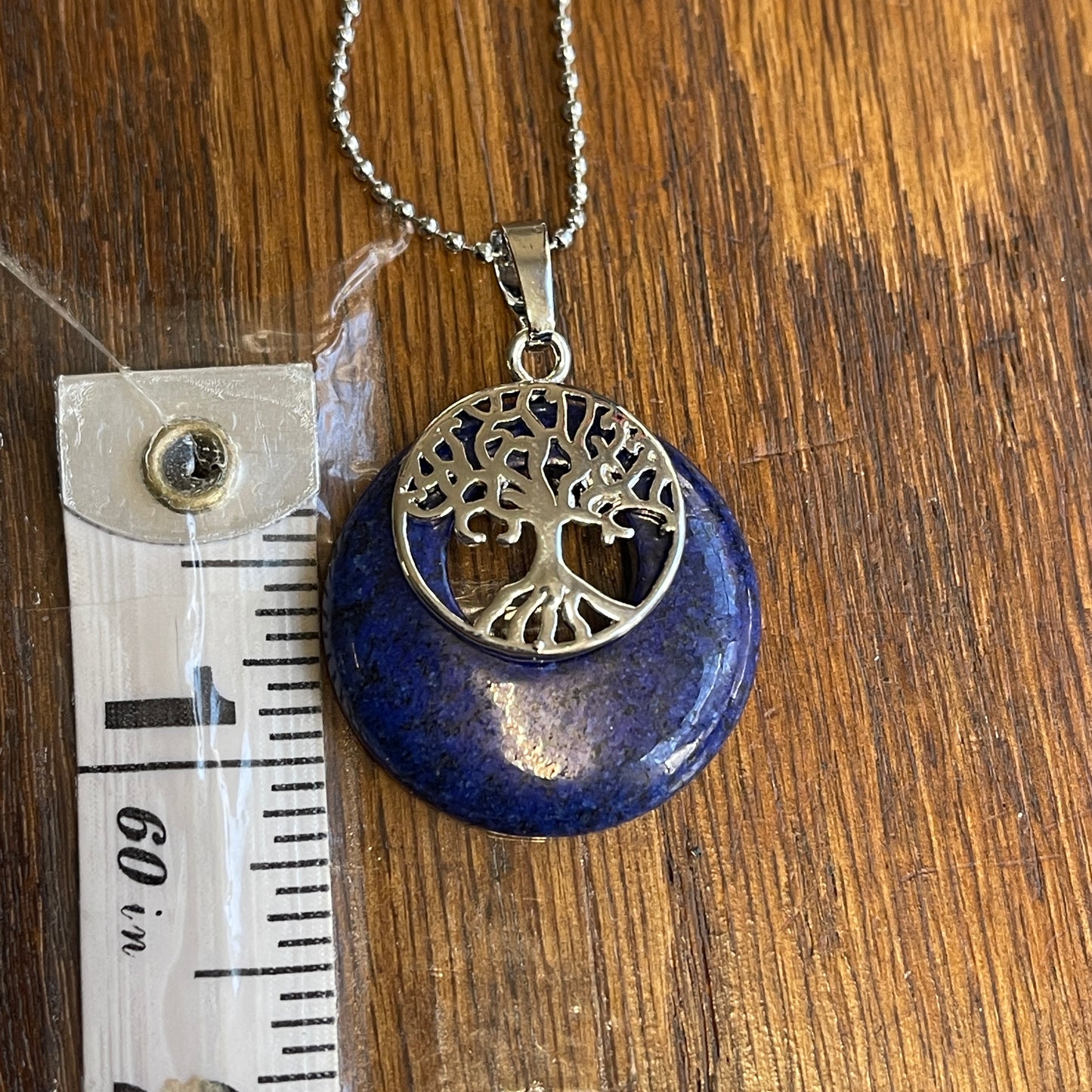 Tree of Life Gemstone and Shell Necklace
