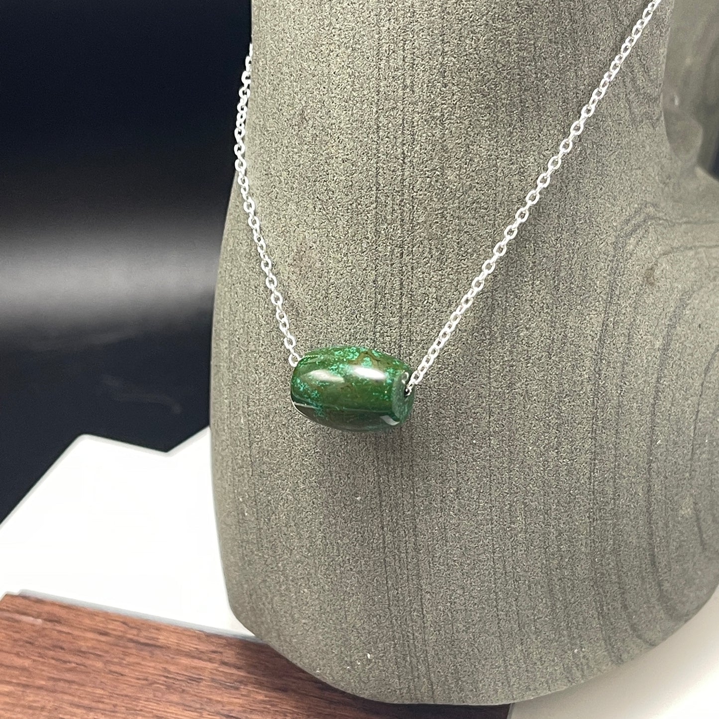 Turquoise Drum Necklace