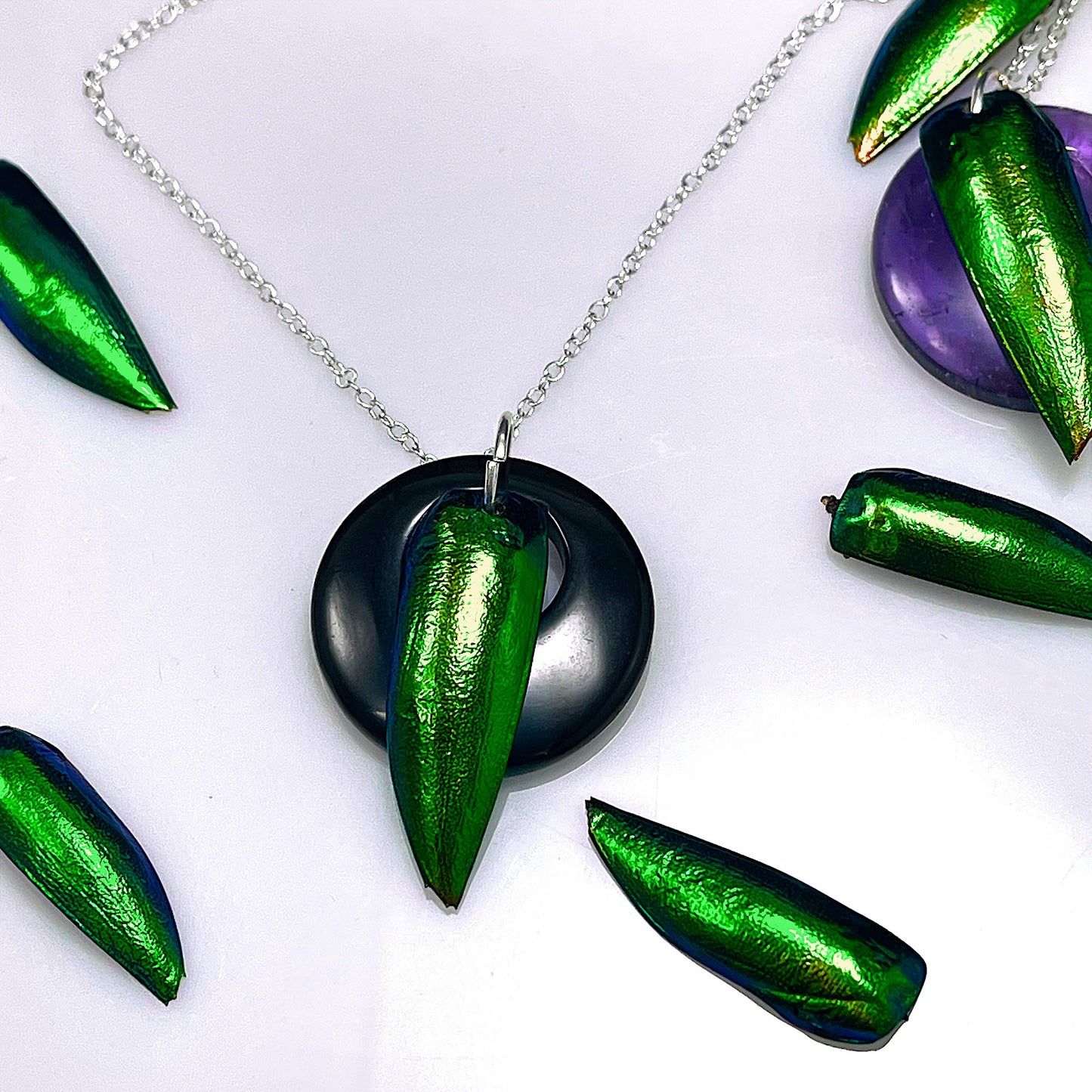 Jewel Wing Gemstone Necklace