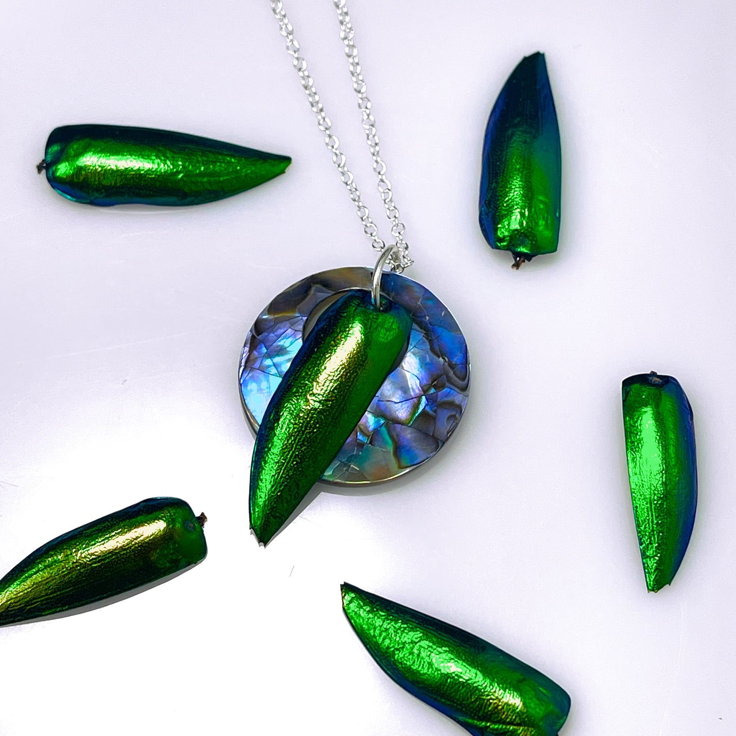 Jewel Wing Gemstone Necklace