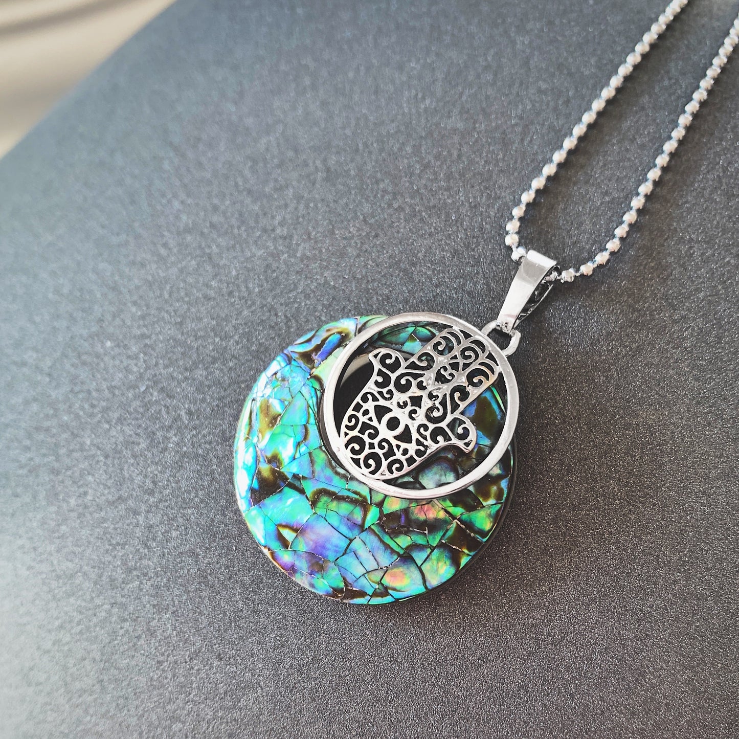 Ahimsa Gem and Shell Necklace