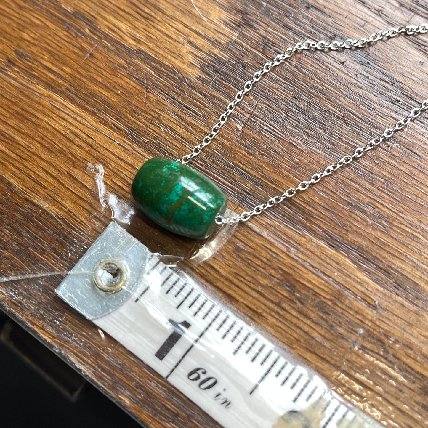 Turquoise Drum Necklace