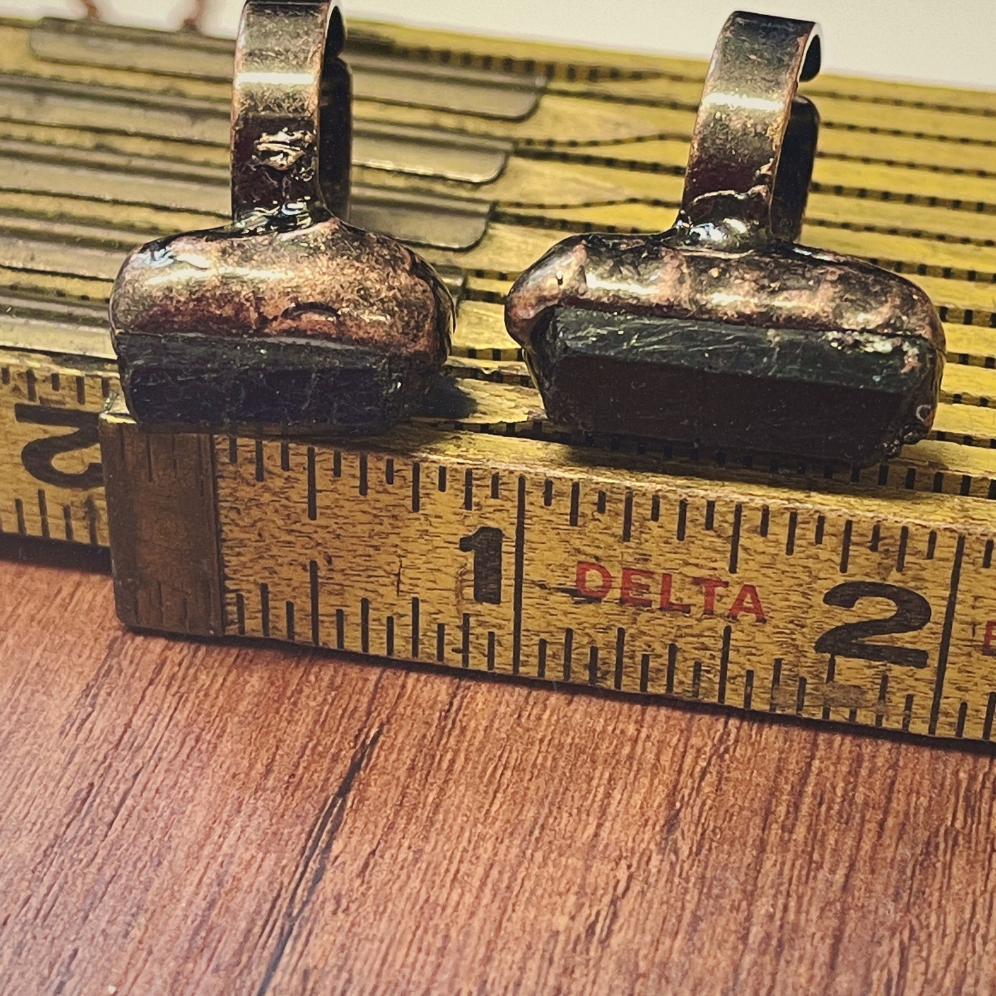 Raw Black Tourmaline Copper Ring