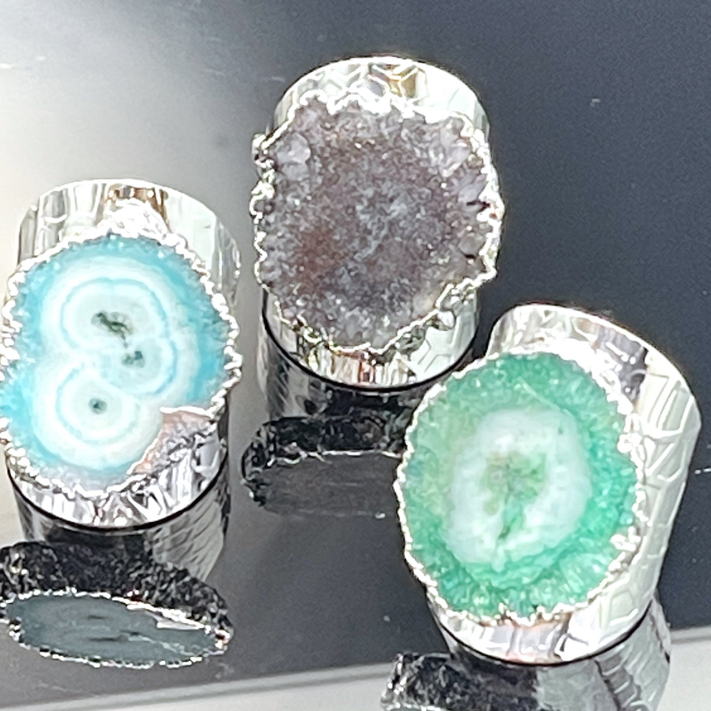 Vata Solar Quartz Statement Ring