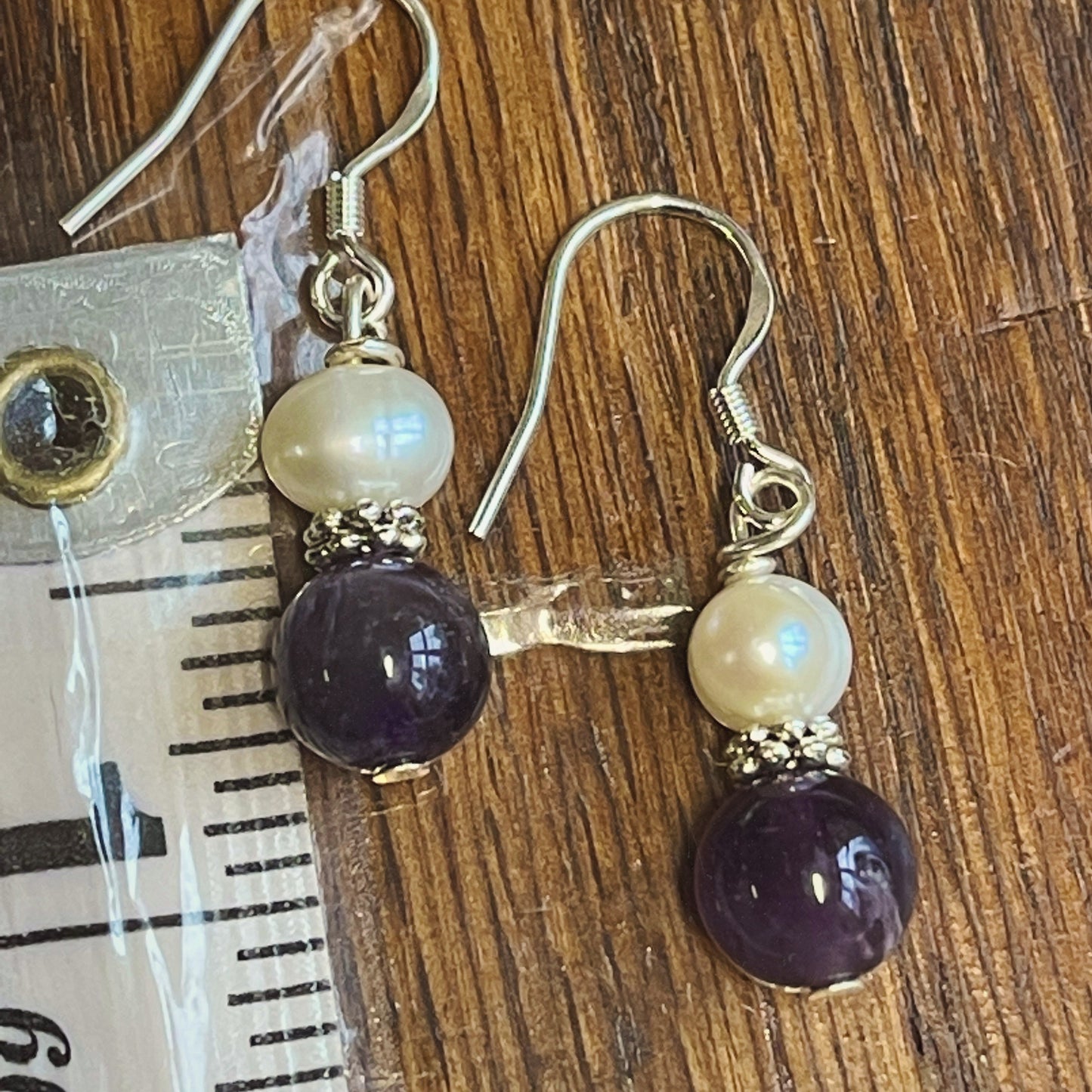 Soho Gemstone And Pearl Silver Earrings