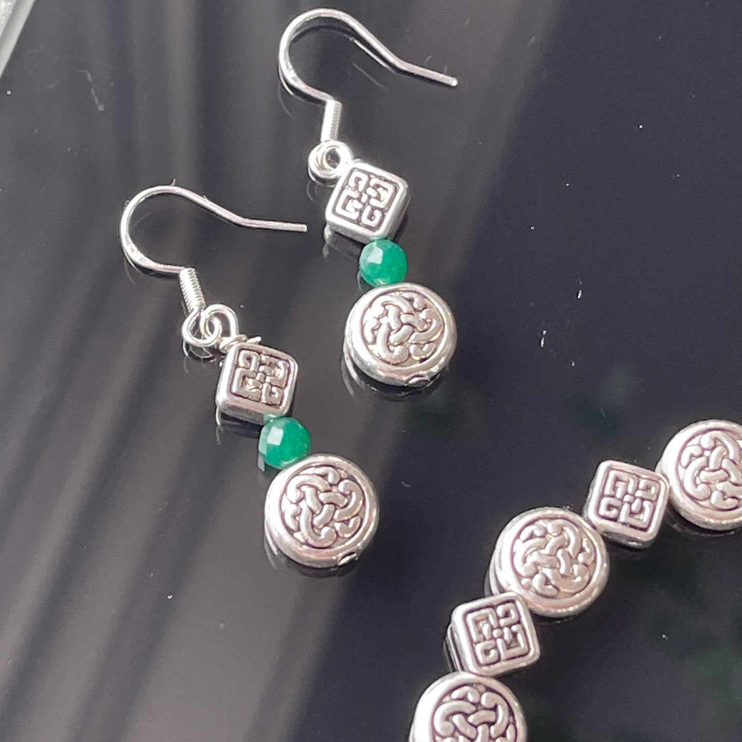 Celtic knot earrings