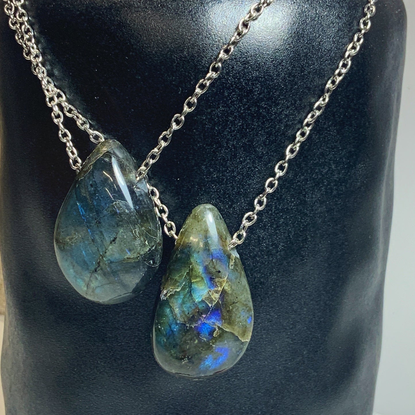 Magical Labradorite Drop Necklace