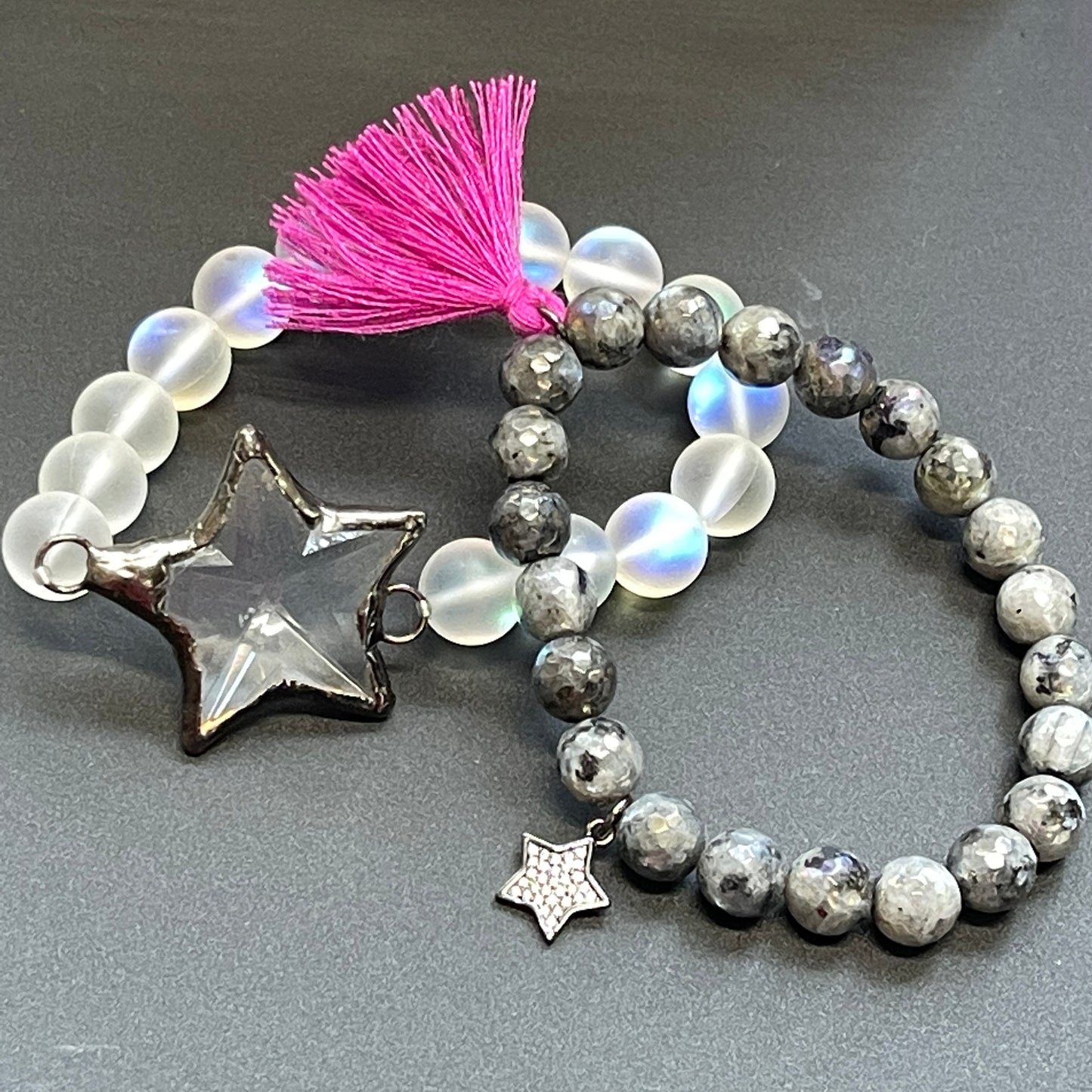 Opalite shining star bracelet