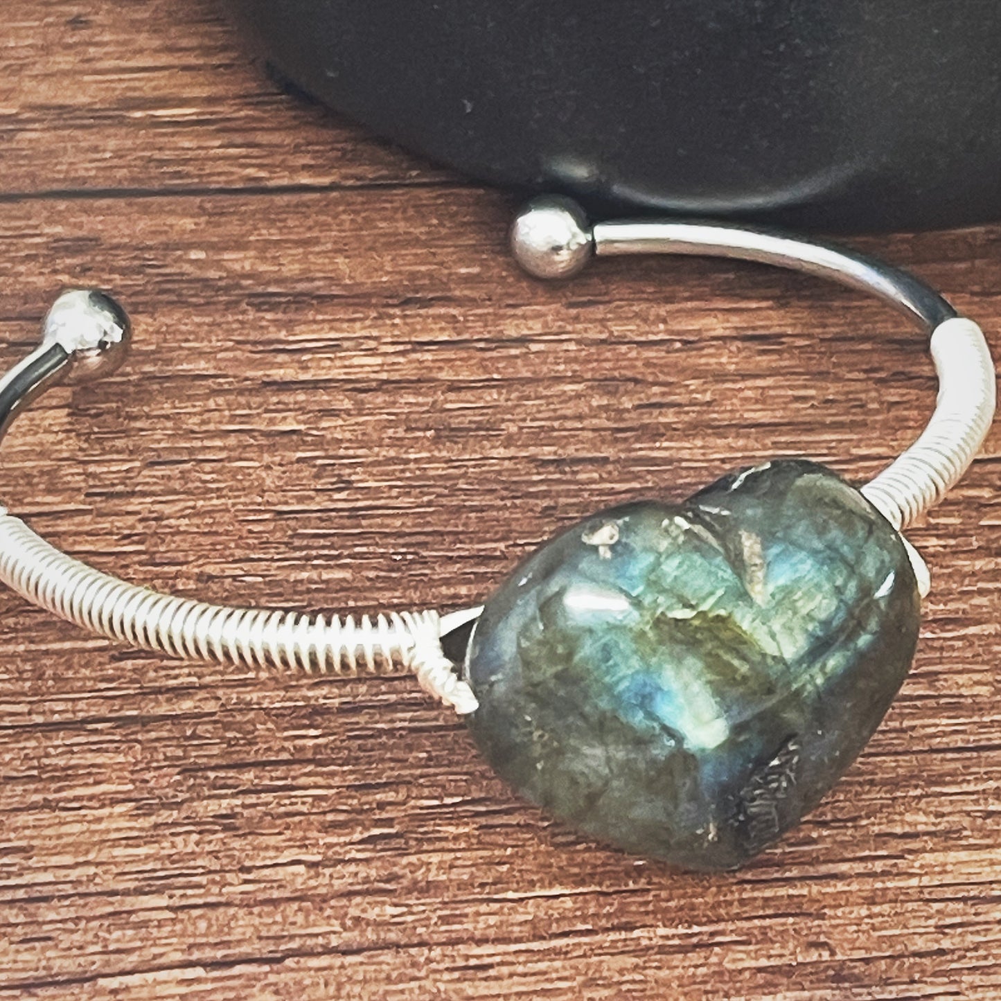 Labradorite Heart bracelet