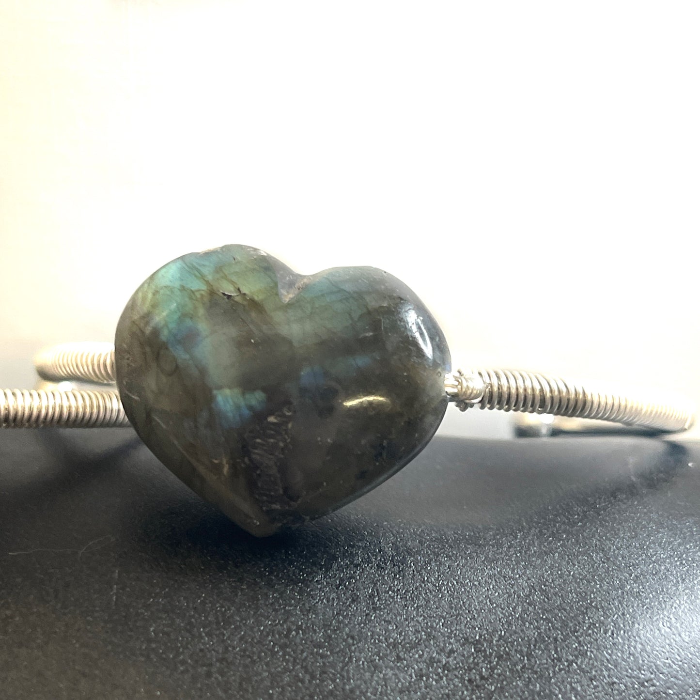 Labradorite Heart bracelet