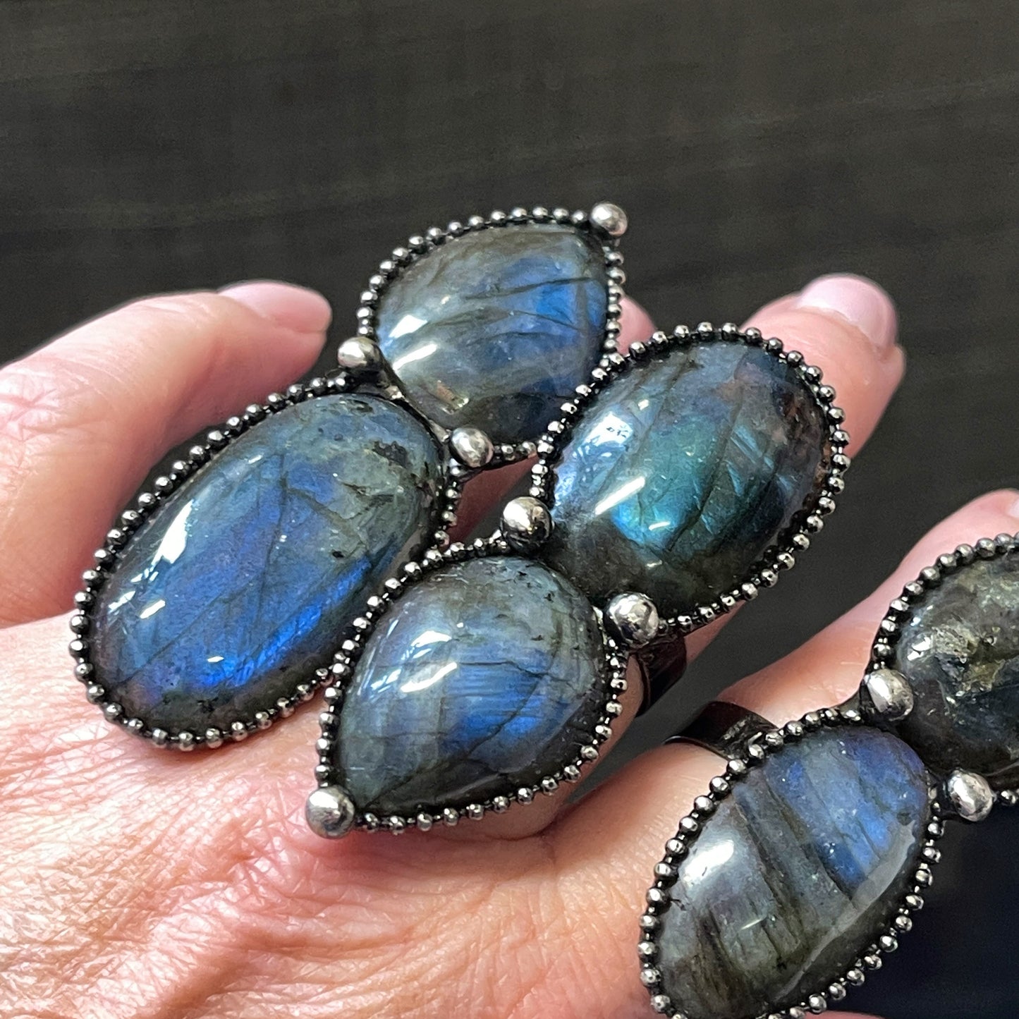 Labradorite Seriously Statement Ring