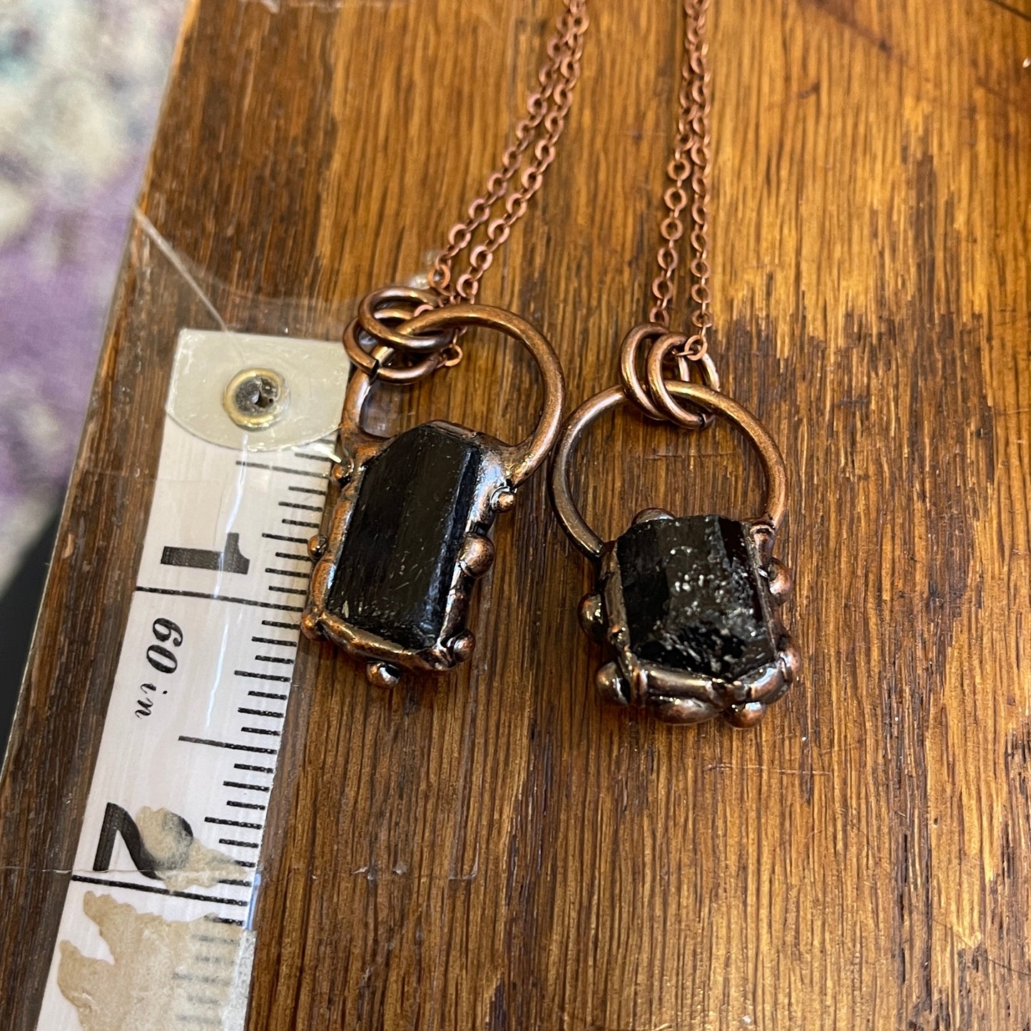 Copper Black Tourmaline Necklace