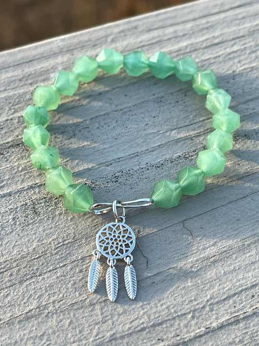 Sweven infinity dream catcher gemstone bracelet