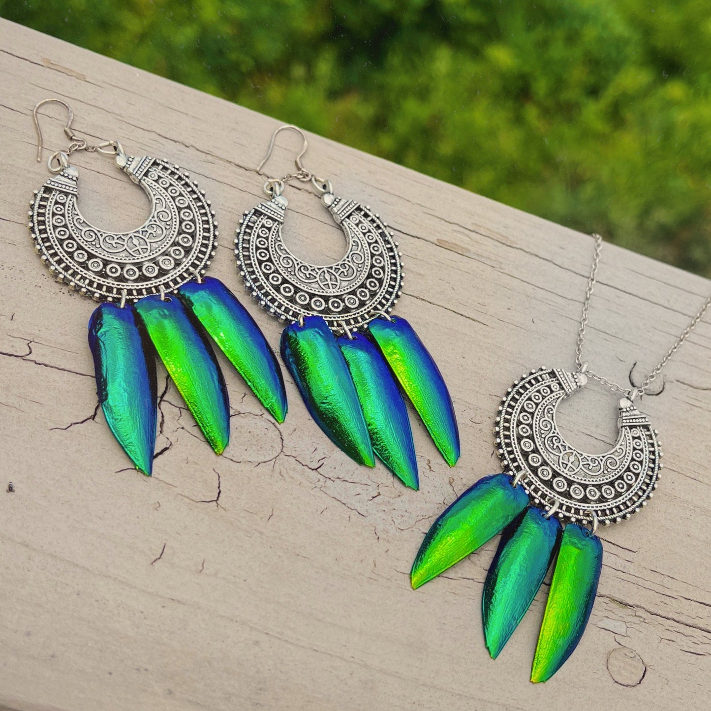 Deva Jewel Wing Bali Silver Earrings